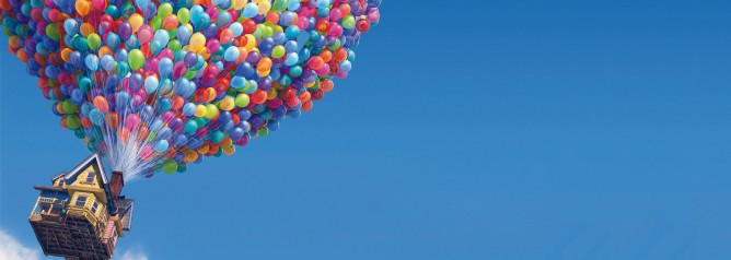 Scene from Pixar's movie "Up"